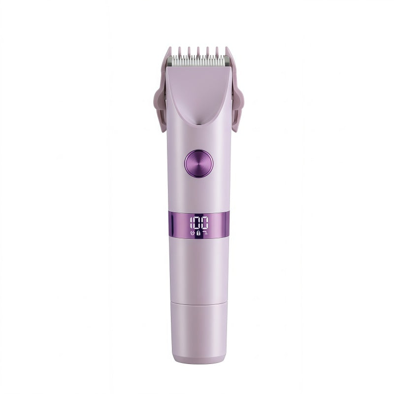2-in-1 Women's Electric Shaver and Hair Trimmer with LED Display - Type-C Rechargeable