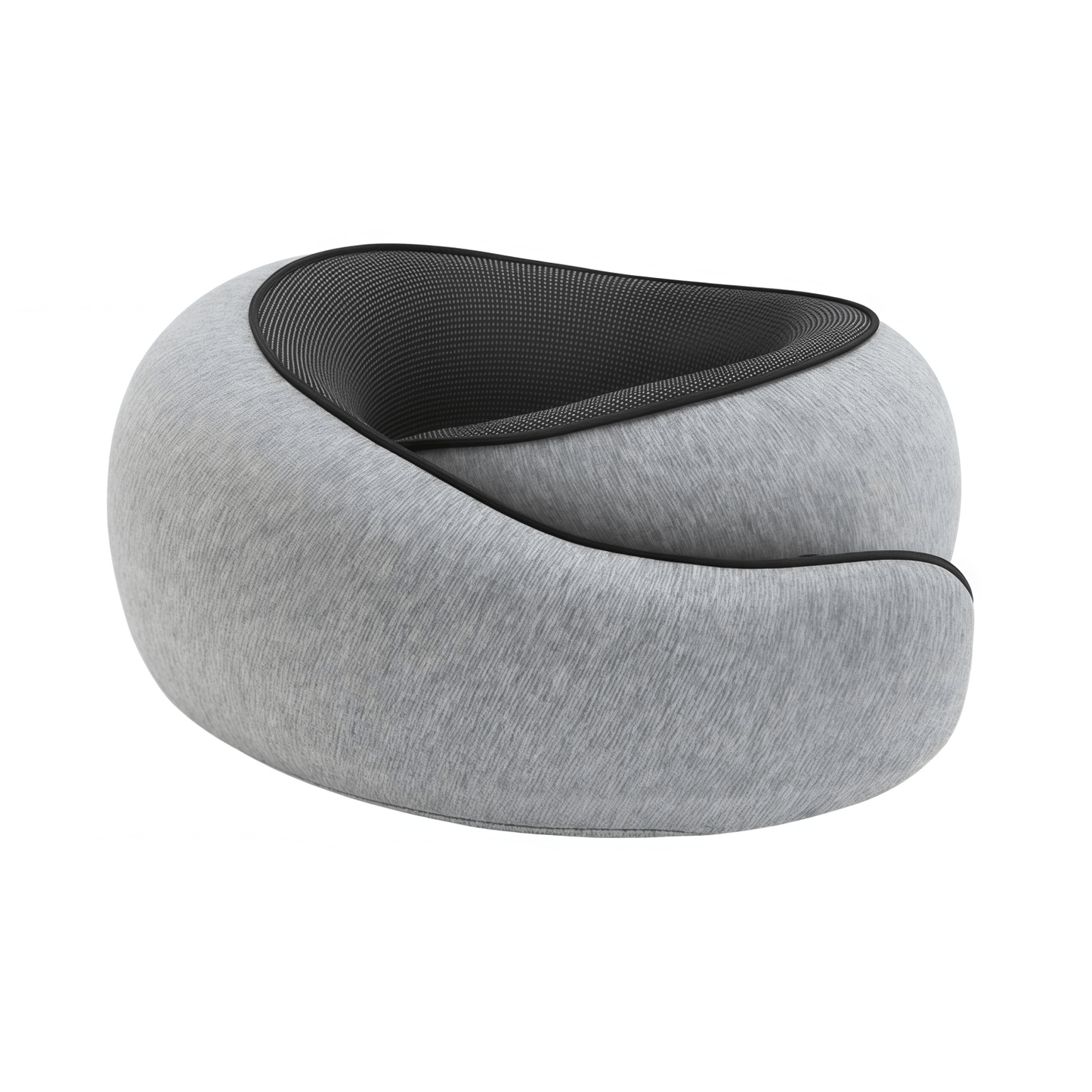 Ergonomic High-Density Memory Foam Travel Neck Pillow with 360° Support, Breathable Mesh & Travel Pouch