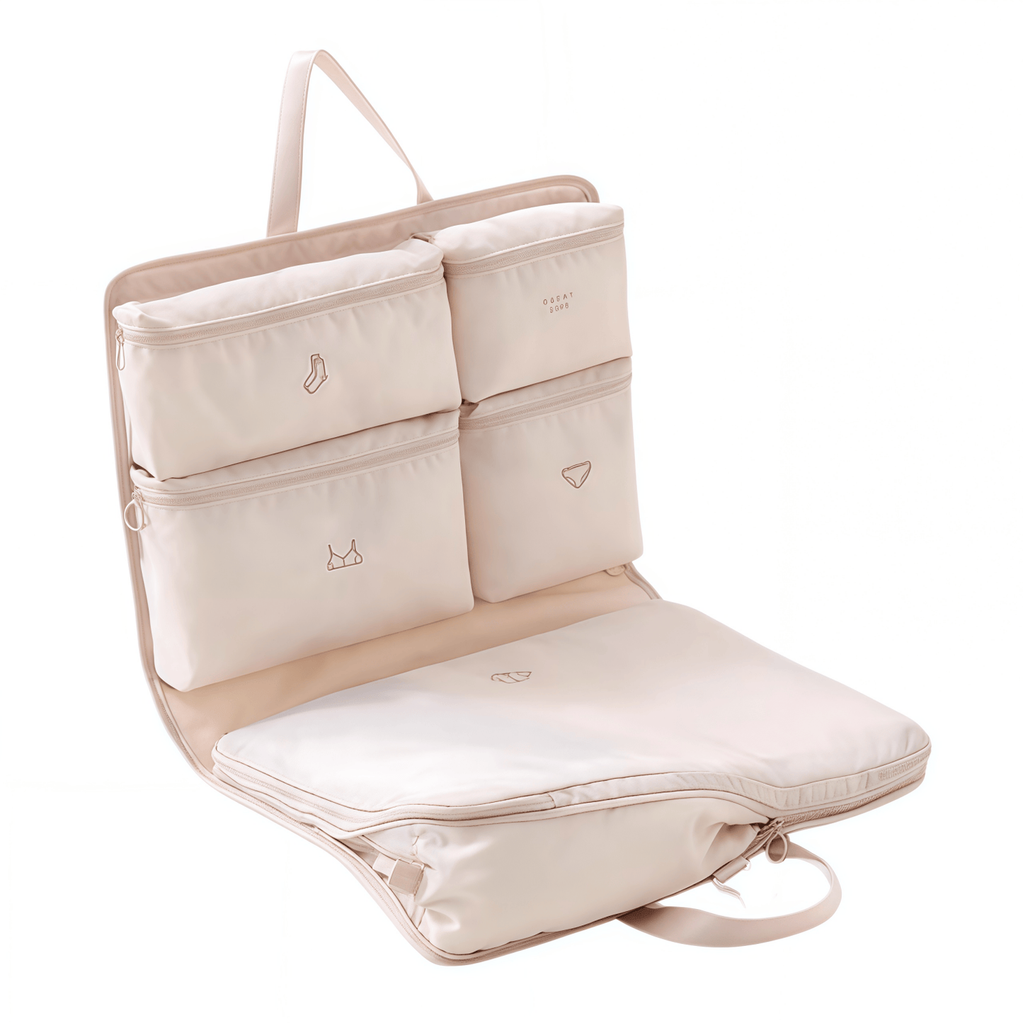 Water-Repellent 6-in-1 Foldable Travel Organizer & Compression Packing Bag
