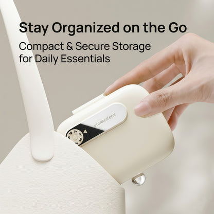 Portable 7-Day Pill & Vitamin Organizer Case | Moisture-Proof Travel Box with Tracking Dial and 7 Compartments