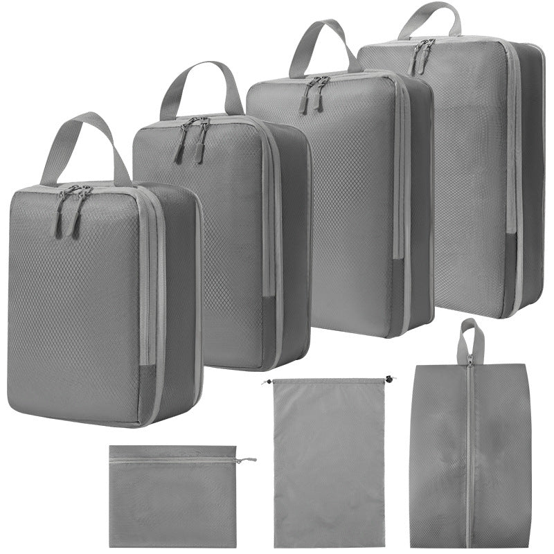 Compression Packing Cube Set - Water-Resistant Travel Luggage Organizers
