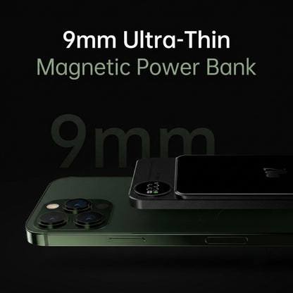 Ultra-Slim Magnetic Wireless Power Bank 15W Fast Charging PD 20W with Smart LED Display & Dual Input/Output Ports