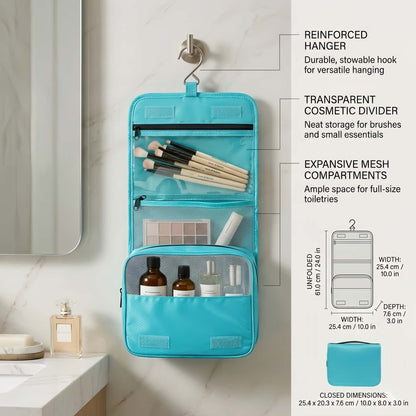 Compression Travel Packing Cubes & Organizer Set - Water-Resistant Ripstop Nylon