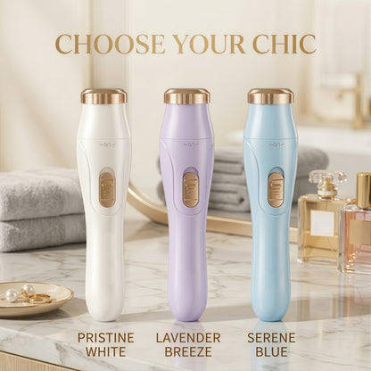 3-in-1 Rechargeable Electric Lady Shaver - Portable Multi-Functional Trimmer for Face, Bikini Line & Body
