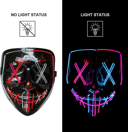Halloween Mask LED Light up Mask