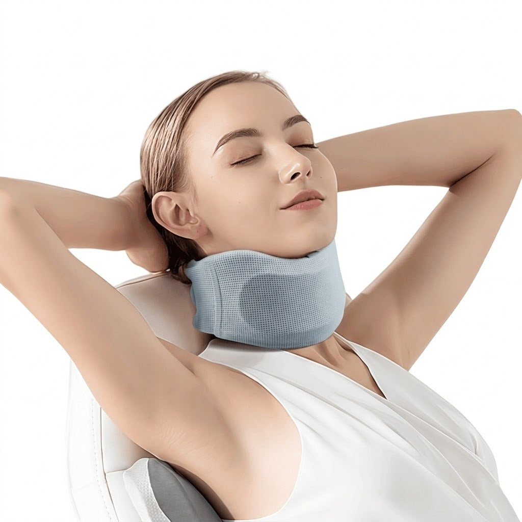 Soft Cervical Neck Support Collar - Breathable Foam Neck Brace