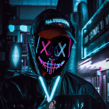 Halloween Mask LED Light up Mask