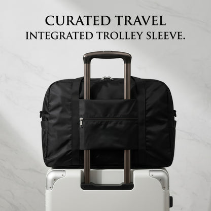 Lightweight Ripstop Weekender Travel Duffel Bag with Luggage Sleeve