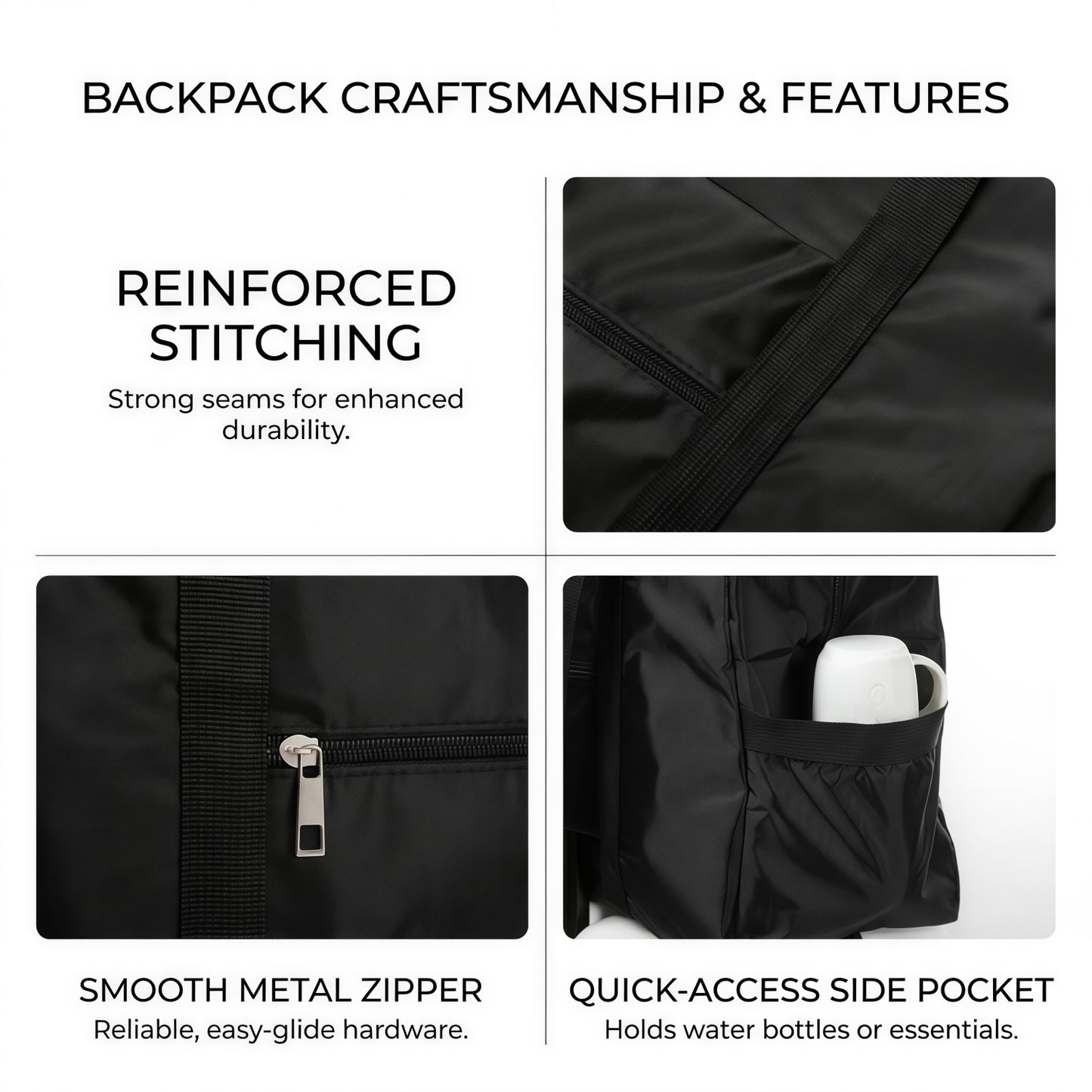 Lightweight Ripstop Weekender Travel Duffel Bag with Luggage Sleeve