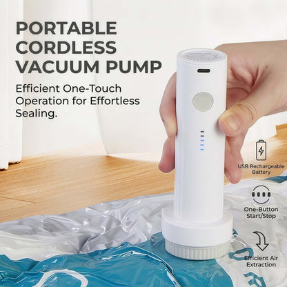 Portable Electric Vacuum Pump for Storage Bags