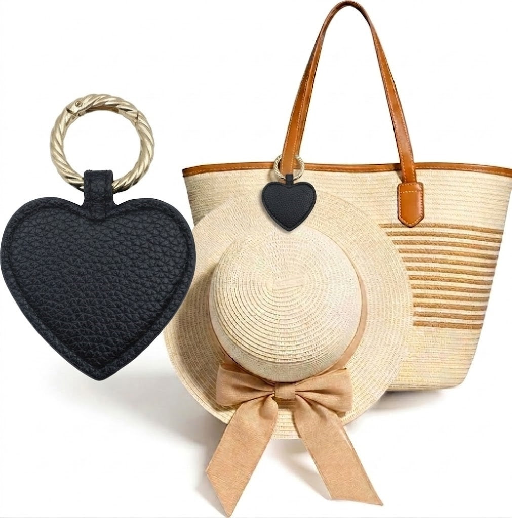 Vegan Leather Magnetic Hat Clip for Travel, Hands-Free Hat Holder Accessory for Bags and Luggage