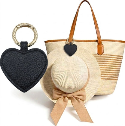 Vegan Leather Magnetic Hat Clip for Travel, Hands-Free Hat Holder Accessory for Bags and Luggage