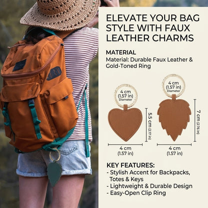 Vegan Leather Magnetic Hat Clip for Travel, Hands-Free Hat Holder Accessory for Bags and Luggage