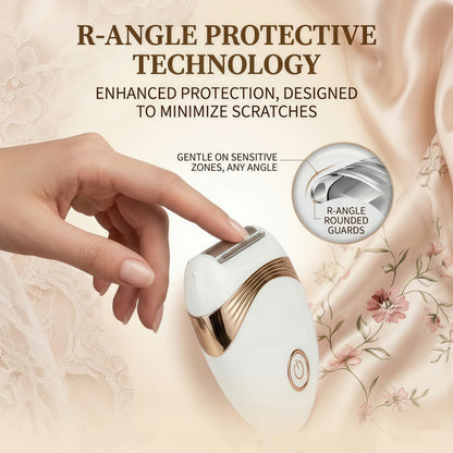 Women's Rechargeable Electric Shaver - 3-in-1 Portable Cordless Hair Trimmer with Floating Foil