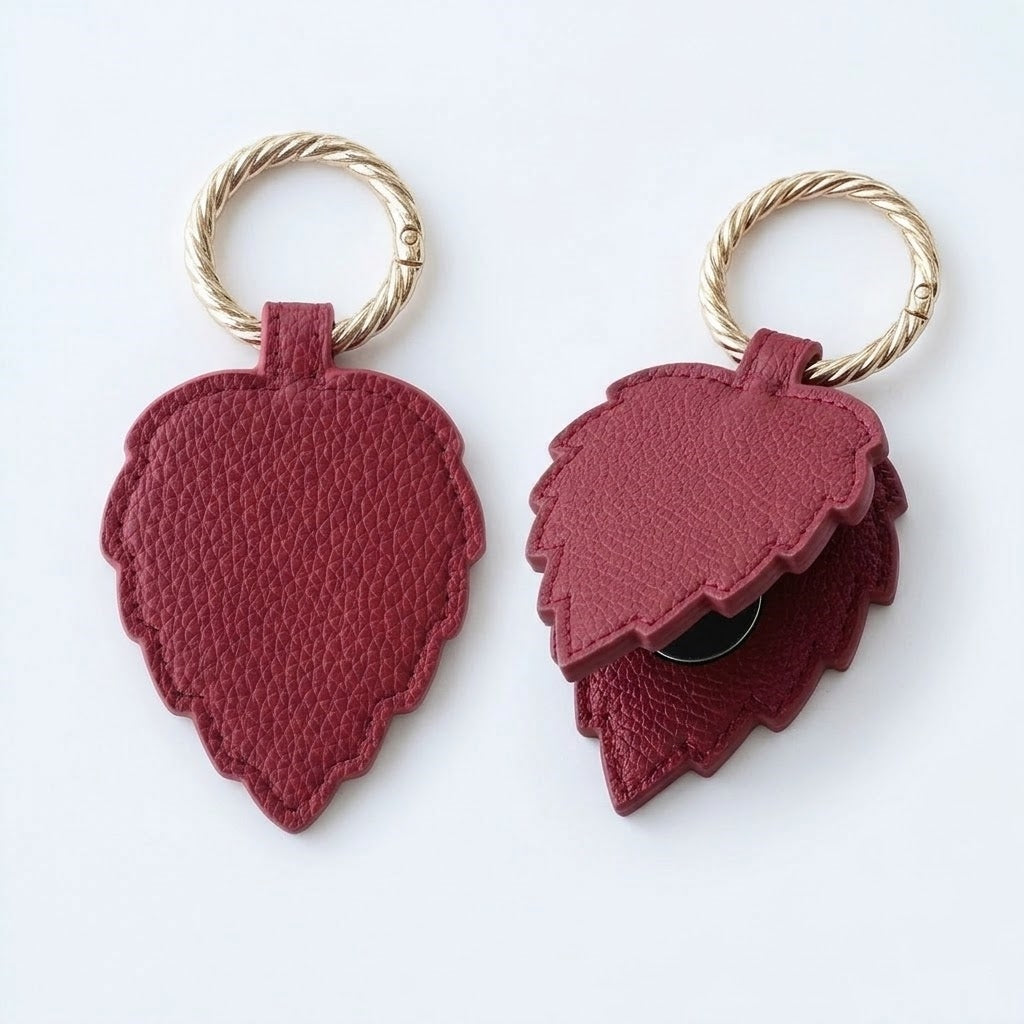 Vegan Leather Magnetic Hat Clip for Travel, Hands-Free Hat Holder Accessory for Bags and Luggage