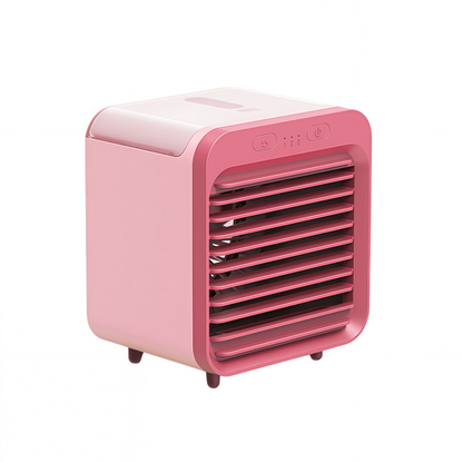 Portable Desktop Air Cooler Fan – USB Rechargeable Evaporative Air Conditioner with Top-Fill Water Tank, 3 Speeds & Ultra-Quiet Operation