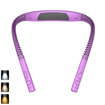 LED Neck Reading Light – Rechargeable Wearable Book Light with 3 Color Modes, Stepless Dimming & Auto-Off Timer