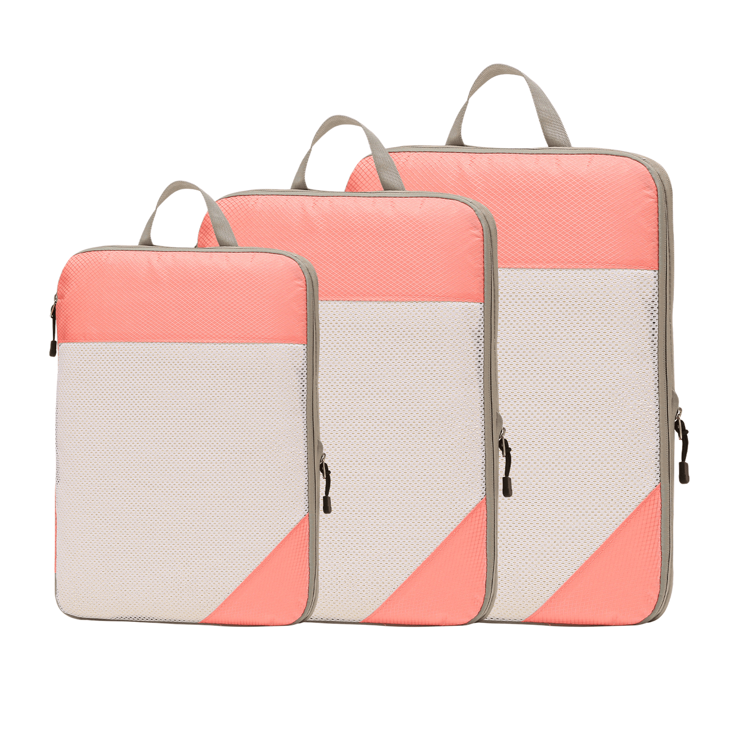 Compression Travel Packing Cubes & Organizer Set - Water-Resistant Ripstop Nylon