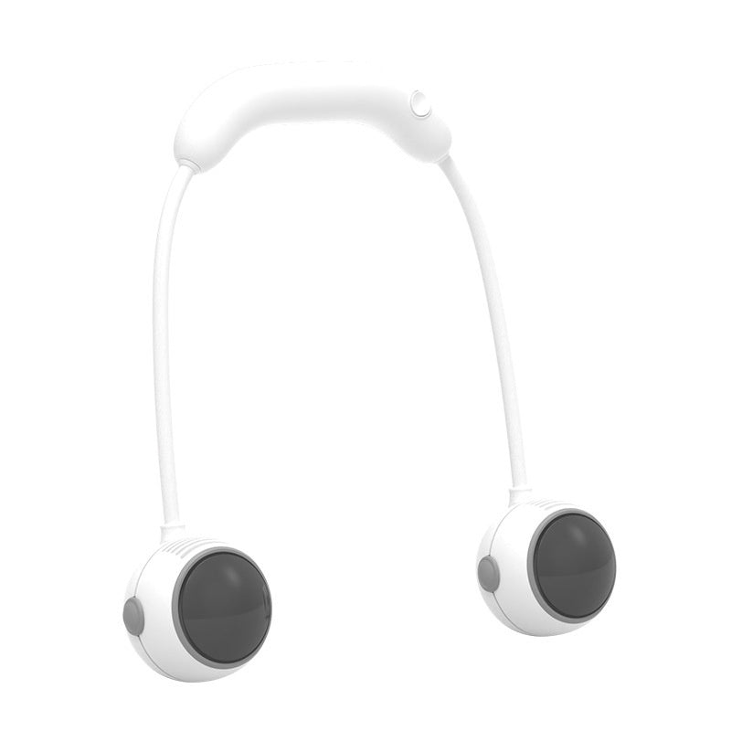 Portable Neck Fan, 360° Flexible Hands-Free Wearable Personal Fan with 3 Speeds & Dual Turbines
