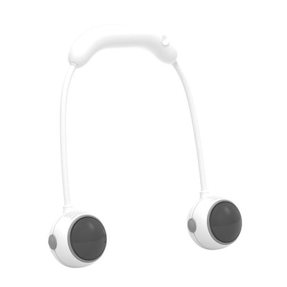 Portable Neck Fan, 360° Flexible Hands-Free Wearable Personal Fan with 3 Speeds & Dual Turbines
