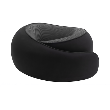Ergonomic High-Density Memory Foam Travel Neck Pillow with 360° Support, Breathable Mesh & Travel Pouch
