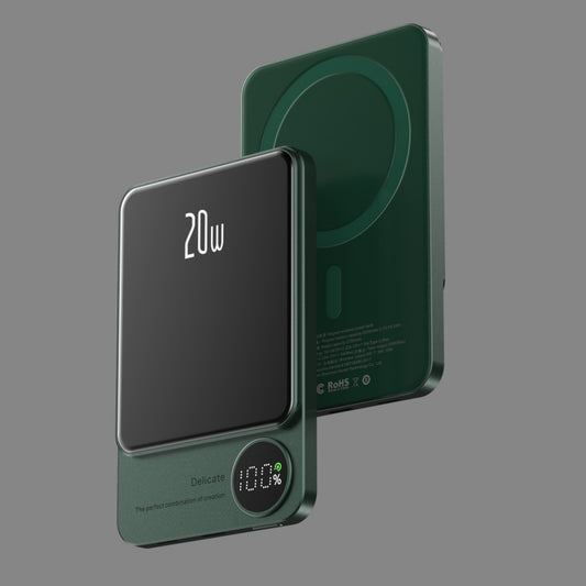 Ultra-Slim Magnetic Wireless Power Bank 15W Fast Charging PD 20W with Smart LED Display & Dual Input/Output Ports