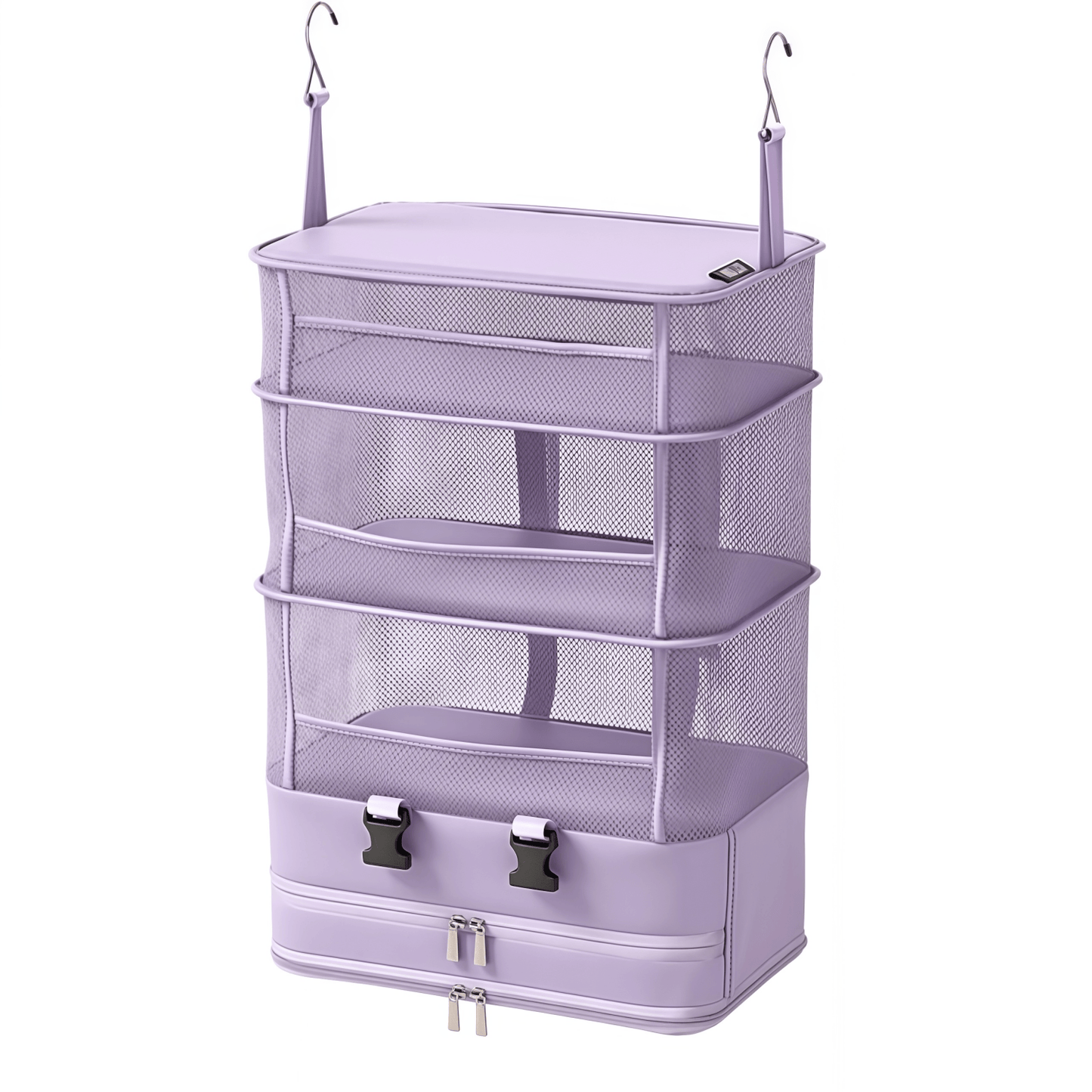 5-Tier Foldable Hanging Travel Packing Organizer | Portable Luggage Packing Cube & Closet System
