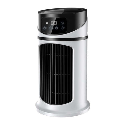 3-in-1 Portable Evaporative Air Cooler & Humidifier – Desk Tower Fan with LED Touch Screen, 6 Speeds & 12H Timer
