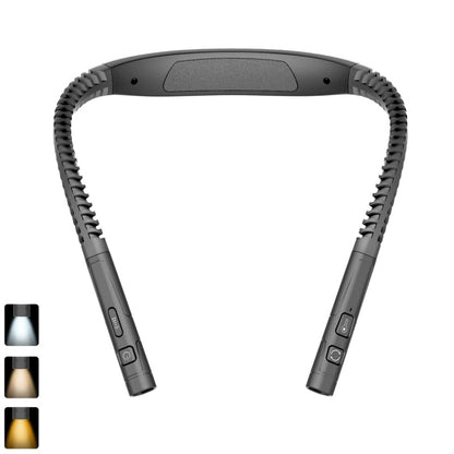 LED Neck Reading Light – Rechargeable Wearable Book Light with 3 Color Modes, Stepless Dimming & Auto-Off Timer