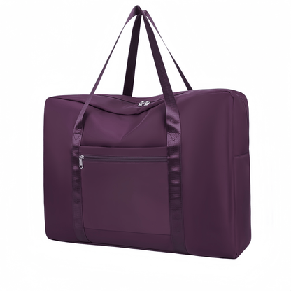 Unisex Oxford Fabric Travel Duffle Bag with Trolley Sleeve, 20L Large Capacity Carry-On Luggage Bag for Weekender