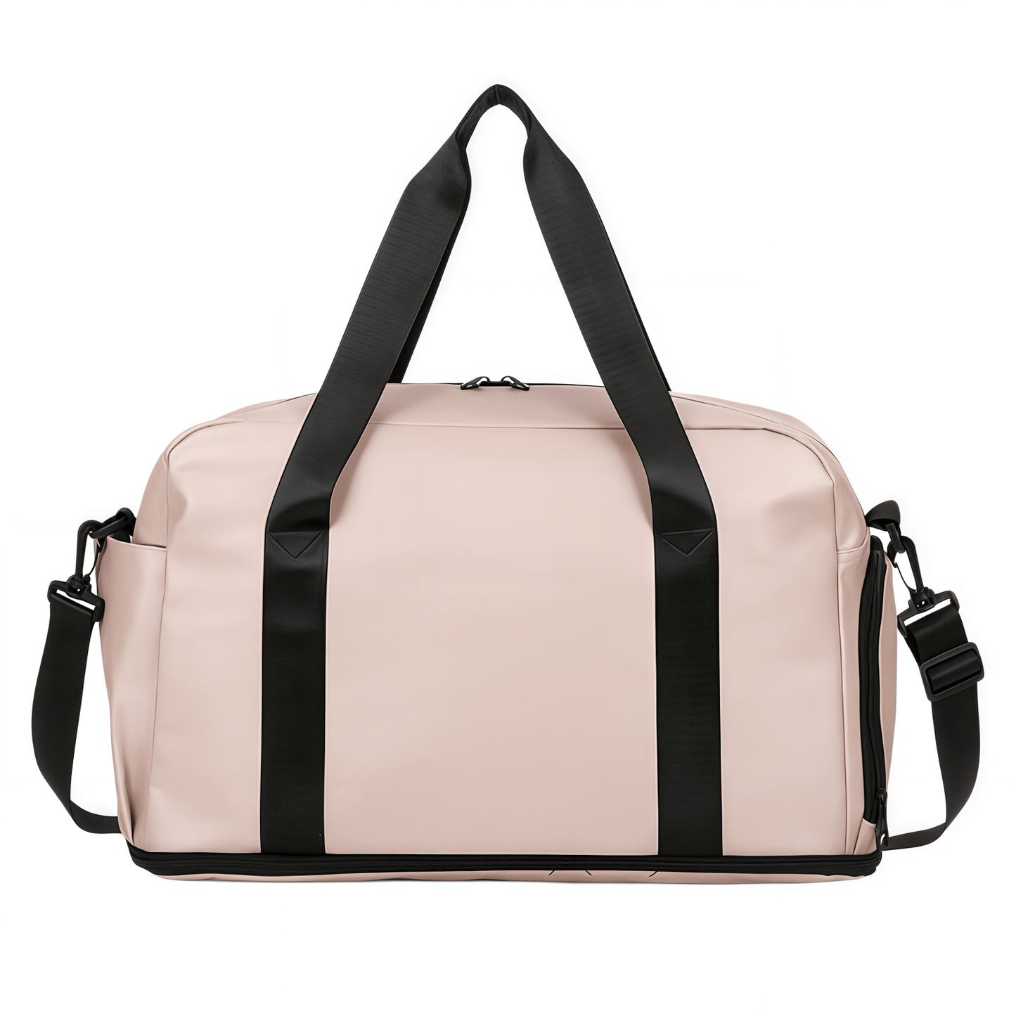 Expandable Travel Duffel Bag with Shoe Compartment and Wet Pocket - Water-Resistant Weekender Gym Bag