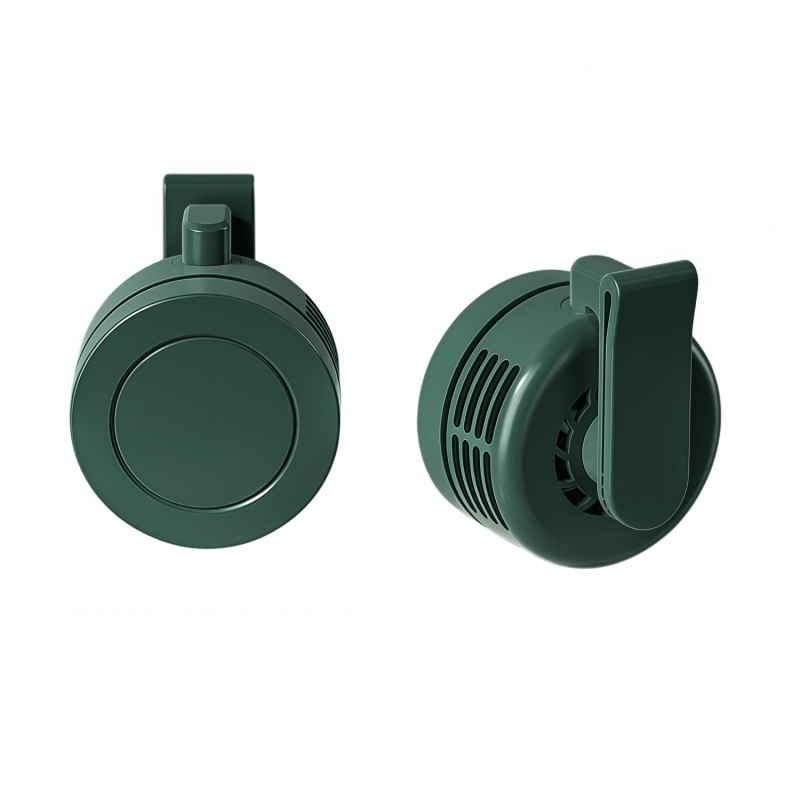 Portable Clip-On Personal Fan - Hands-Free Wearable Waist & Neck Cooling Fan, 3-Speed 360° Rotatable Rechargeable Airflow