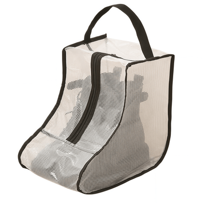 Translucent Mesh Shoe & Boot Storage Bags - Dust-Proof Closet Organizer with Zipper