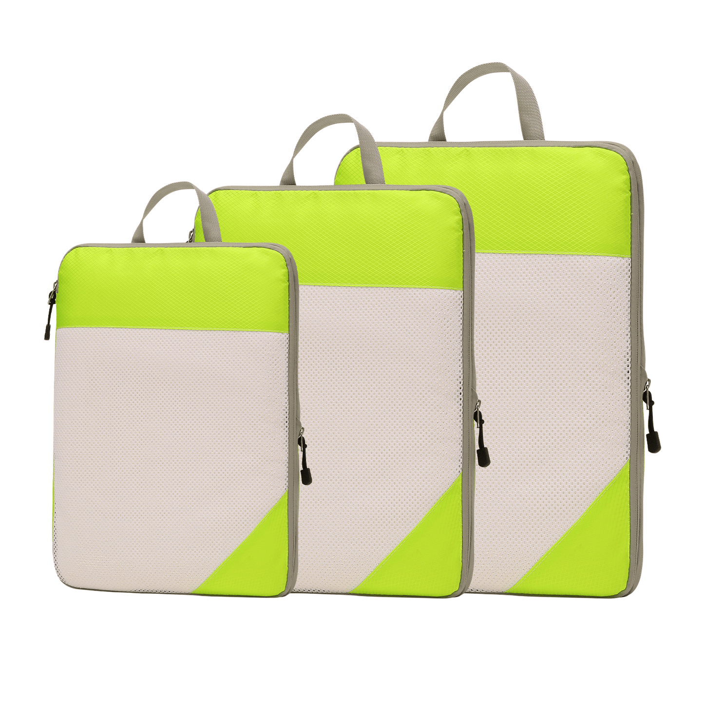 Compression Travel Packing Cubes & Organizer Set - Water-Resistant Ripstop Nylon