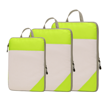 Compression Travel Packing Cubes & Organizer Set - Water-Resistant Ripstop Nylon
