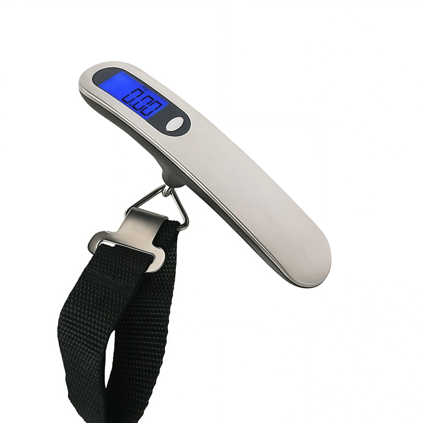 Portable Digital Luggage Scale - 110lbs/50kg Hanging Travel Weight Scale with Backlit LCD & Tare Function