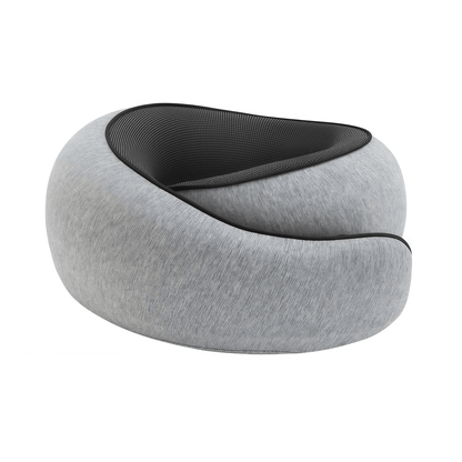 Ergonomic High-Density Memory Foam Travel Neck Pillow with 360° Support, Breathable Mesh & Travel Pouch