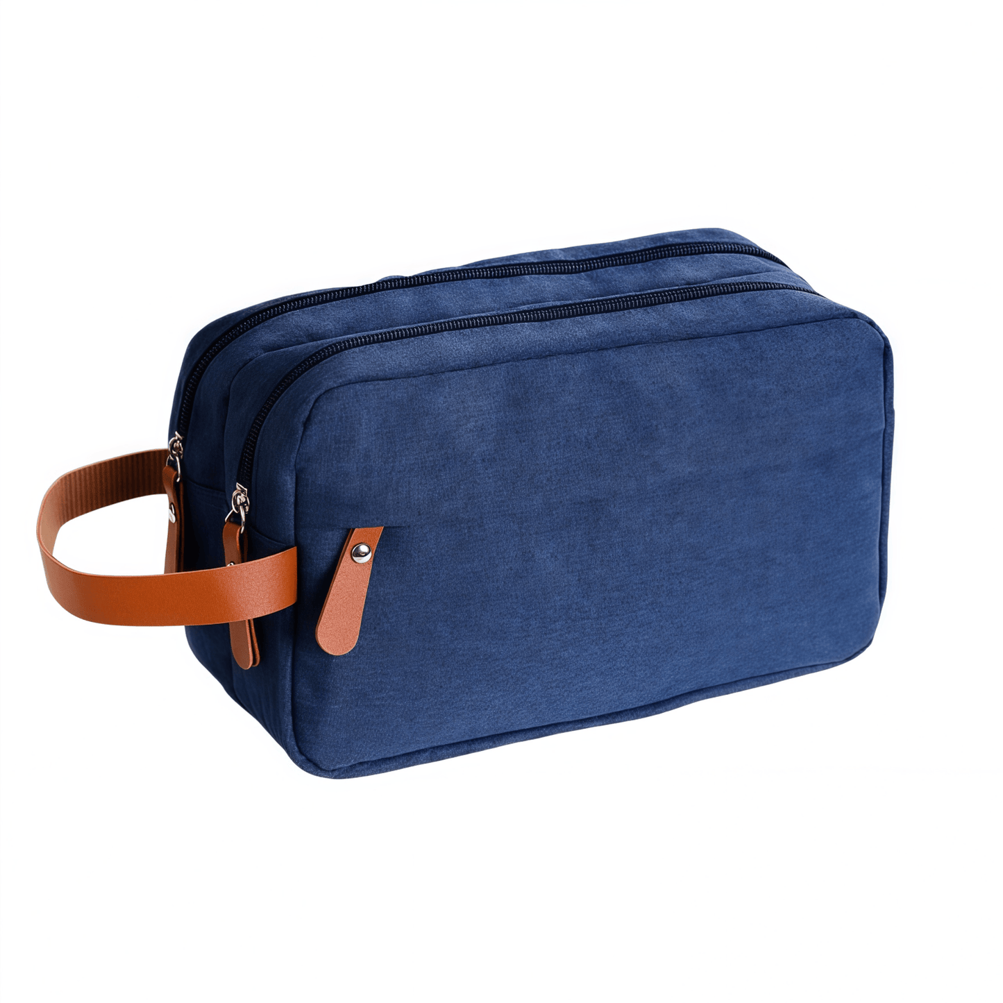 Water-Resistant Men's Toiletry Bag - Dual Compartment Travel Organizer & Dopp Kit