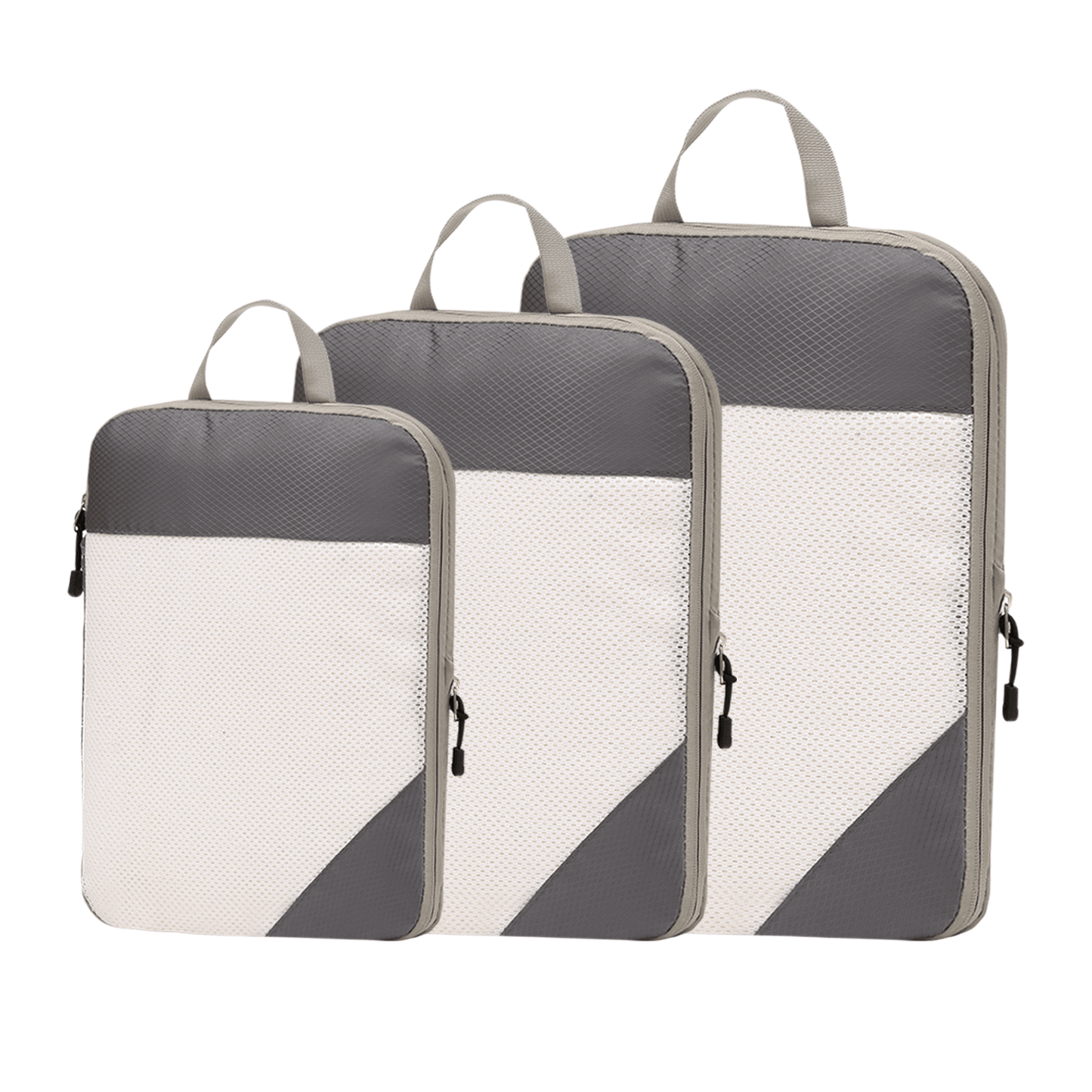 Compression Travel Packing Cubes & Organizer Set - Water-Resistant Ripstop Nylon