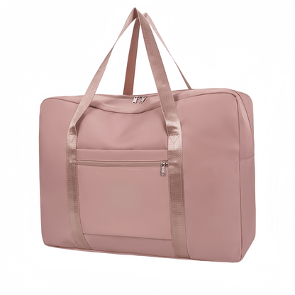 Unisex Oxford Fabric Travel Duffle Bag with Trolley Sleeve, 20L Large Capacity Carry-On Luggage Bag for Weekender