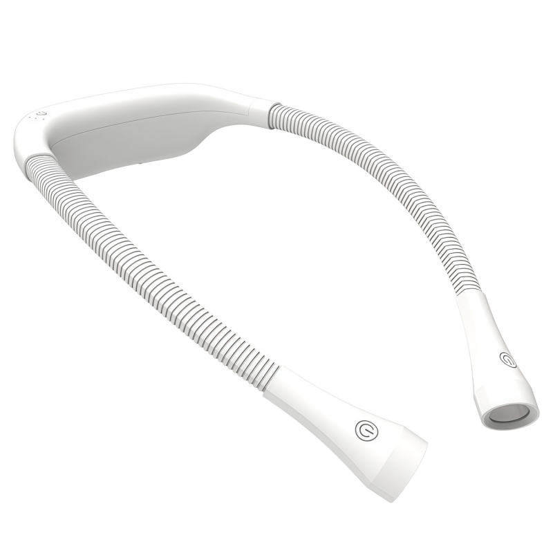 Rechargeable LED Neck Reading Light - Flexible Hands-Free Book Light with 3 Color Modes & Stepless Dimming