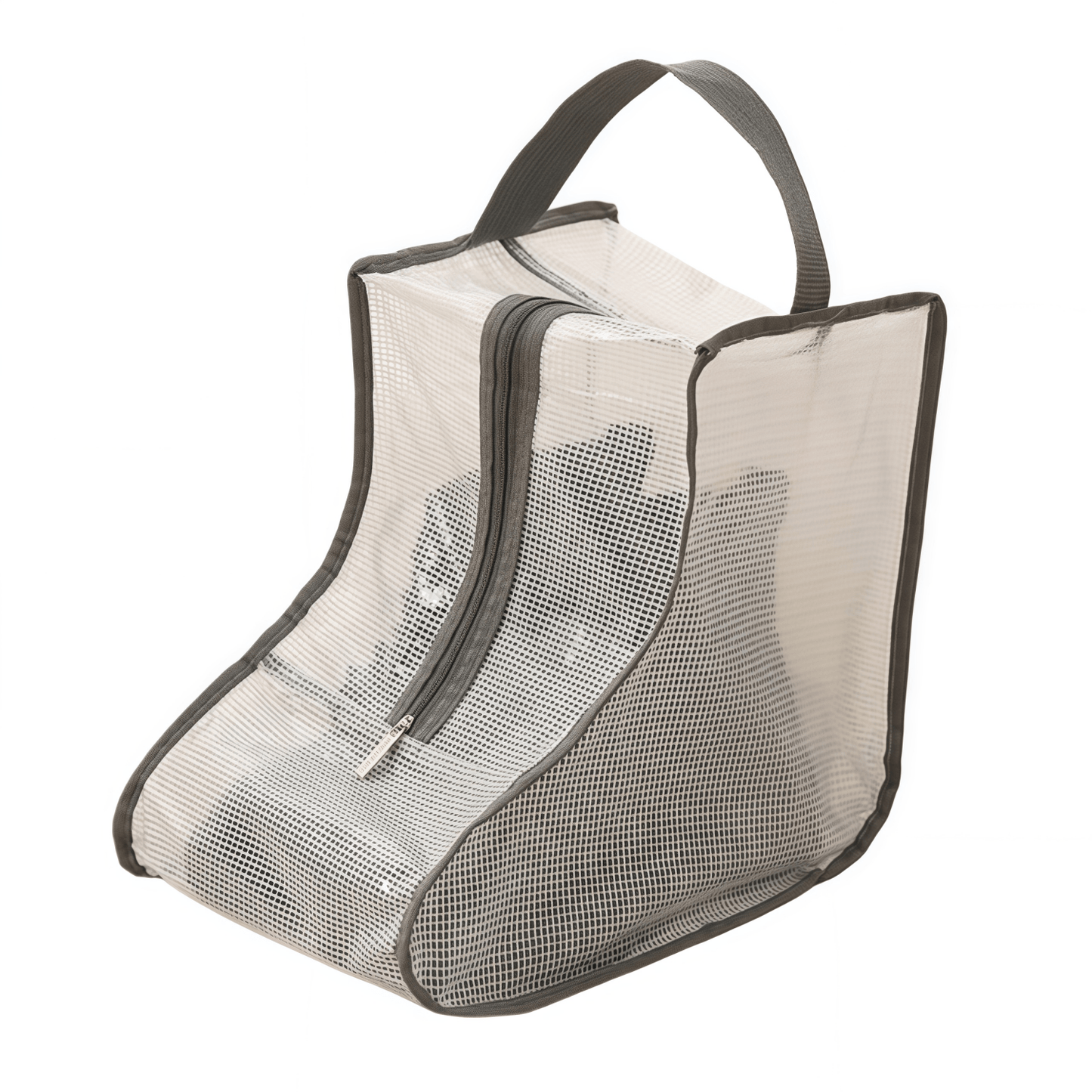 Translucent Mesh Shoe & Boot Storage Bags - Dust-Proof Closet Organizer with Zipper