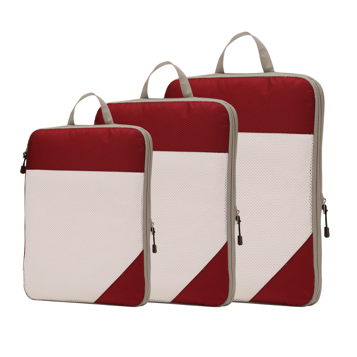 Compression Travel Packing Cubes & Organizer Set - Water-Resistant Ripstop Nylon