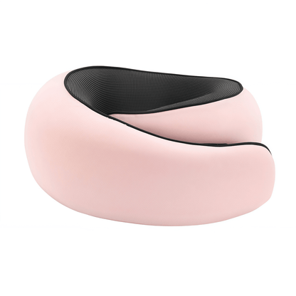 Ergonomic High-Density Memory Foam Travel Neck Pillow with 360° Support, Breathable Mesh & Travel Pouch
