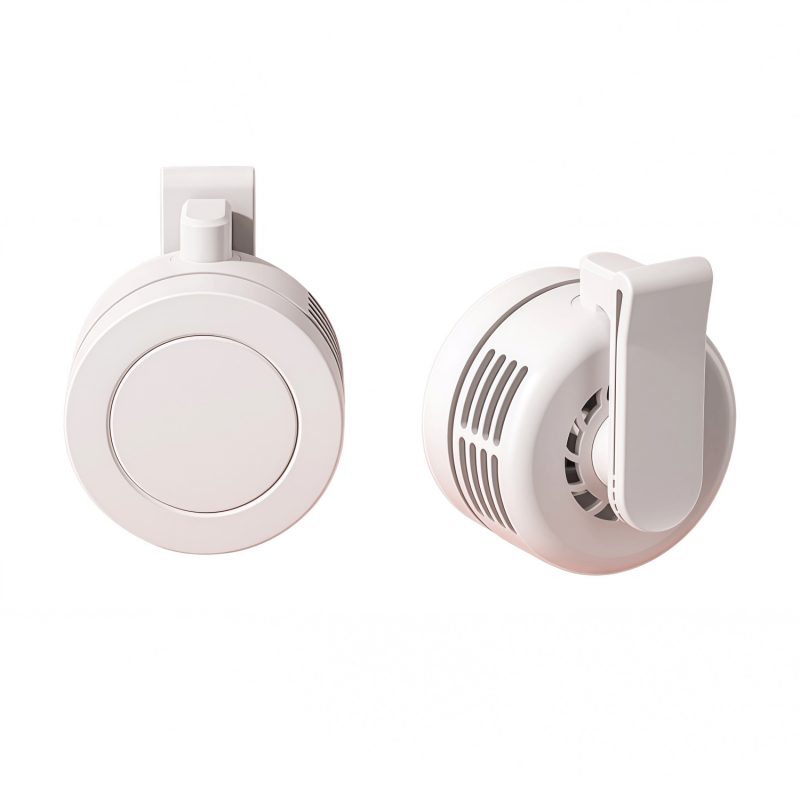 Portable Clip-On Personal Fan - Hands-Free Wearable Waist & Neck Cooling Fan, 3-Speed 360° Rotatable Rechargeable Airflow