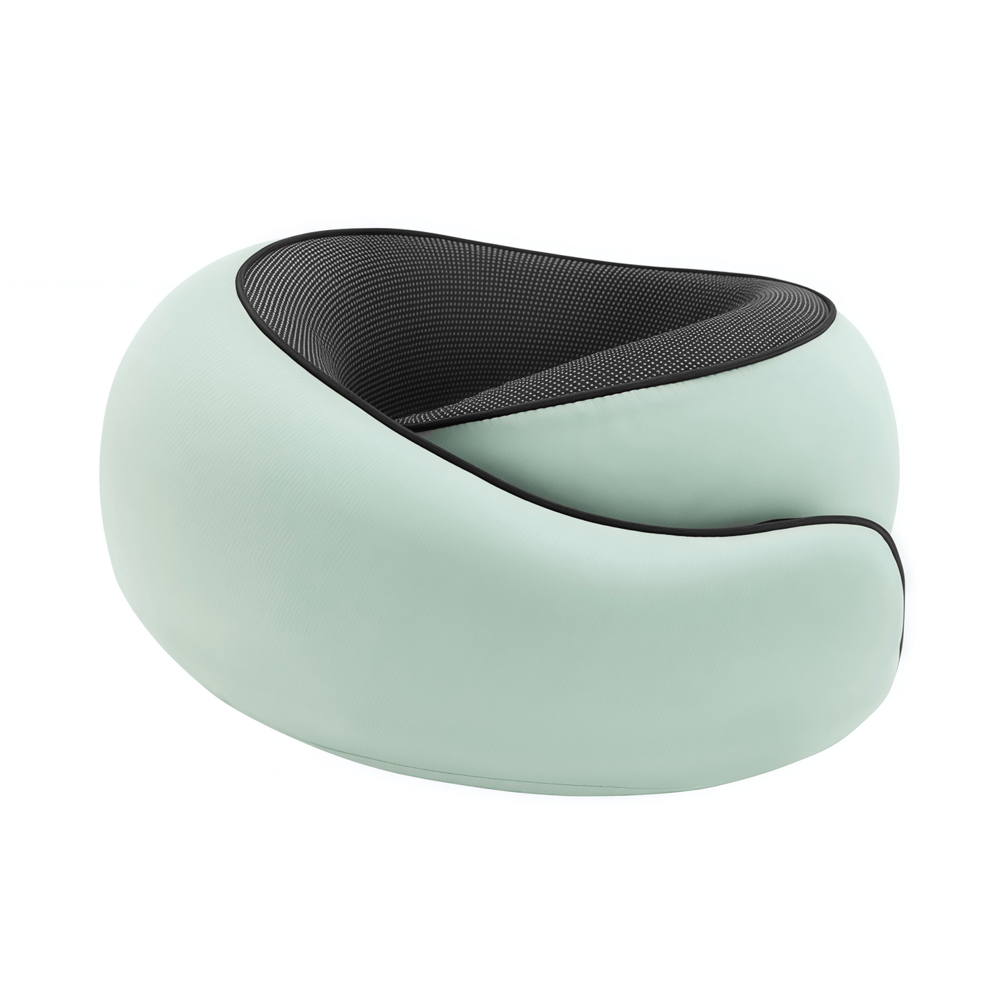 Ergonomic High-Density Memory Foam Travel Neck Pillow with 360° Support, Breathable Mesh & Travel Pouch