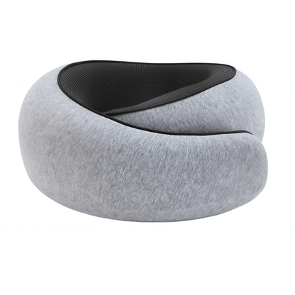 Ergonomic High-Density Memory Foam Travel Neck Pillow with 360° Support, Breathable Mesh & Travel Pouch
