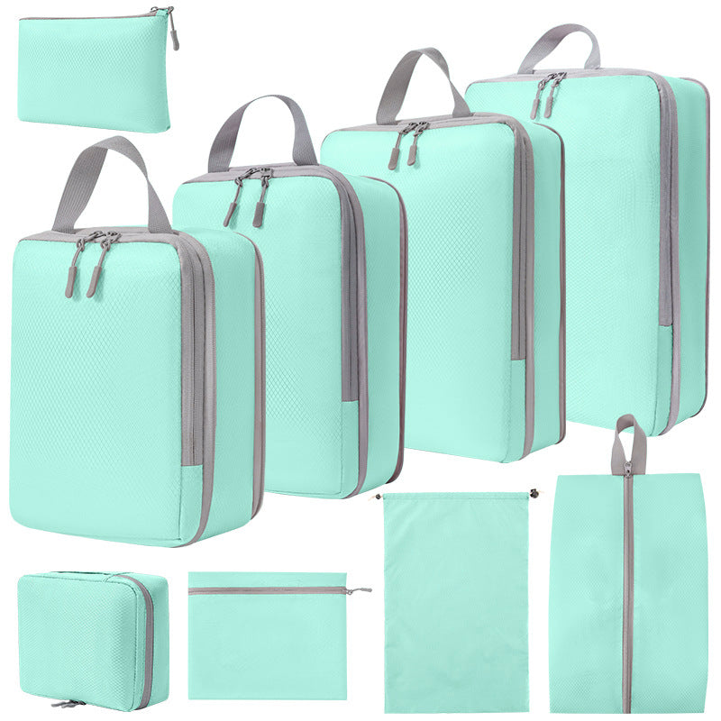 Compression Packing Cube Set - Water-Resistant Travel Luggage Organizers