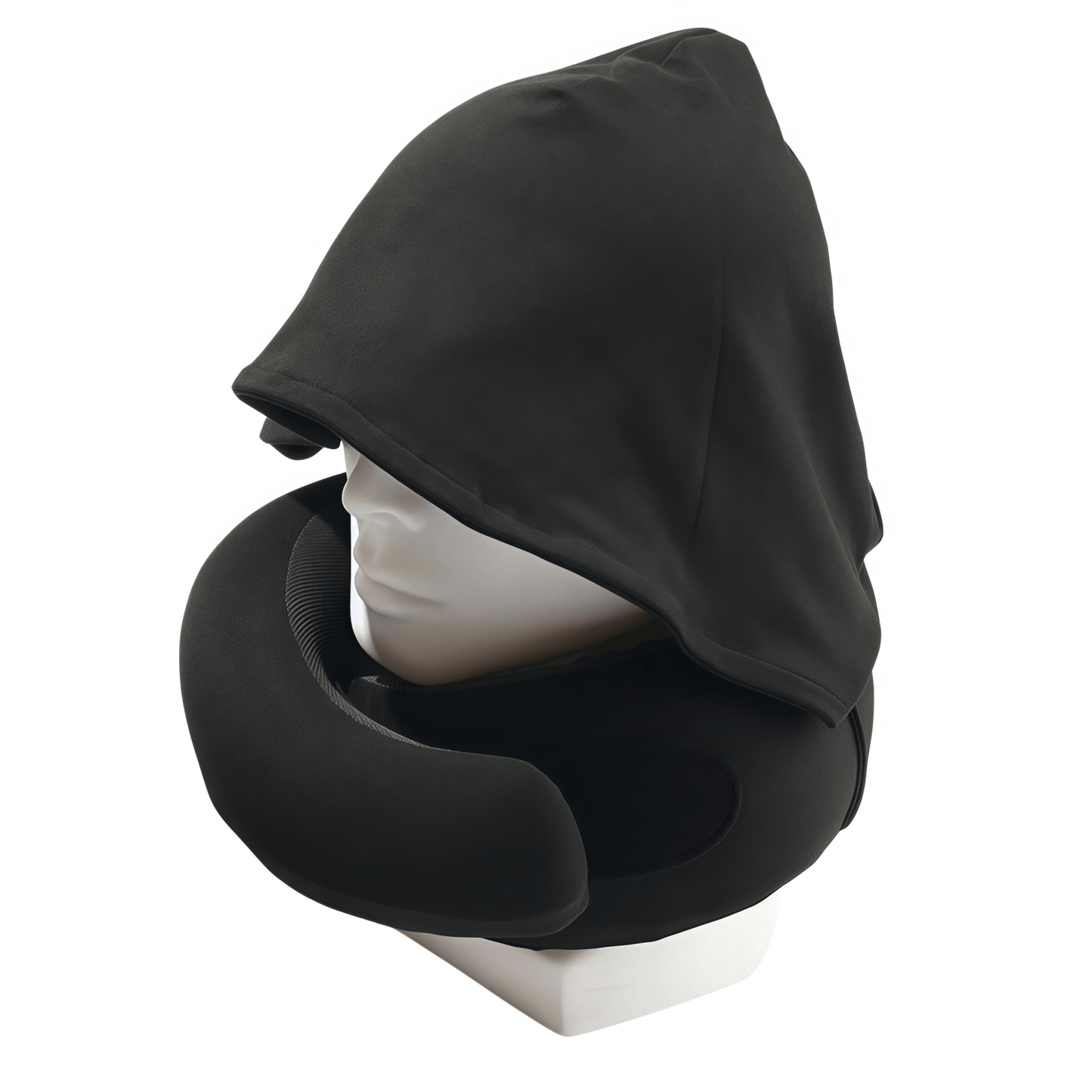 Ergonomic High-Density Memory Foam Travel Neck Pillow with 360° Support, Breathable Mesh & Travel Pouch