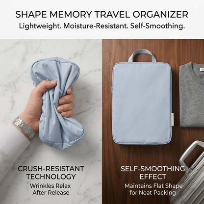 8-Piece Compression Packing Cubes Set for Travel, Expandable Luggage Organizers with Shoe Bag & Toiletry Pouch